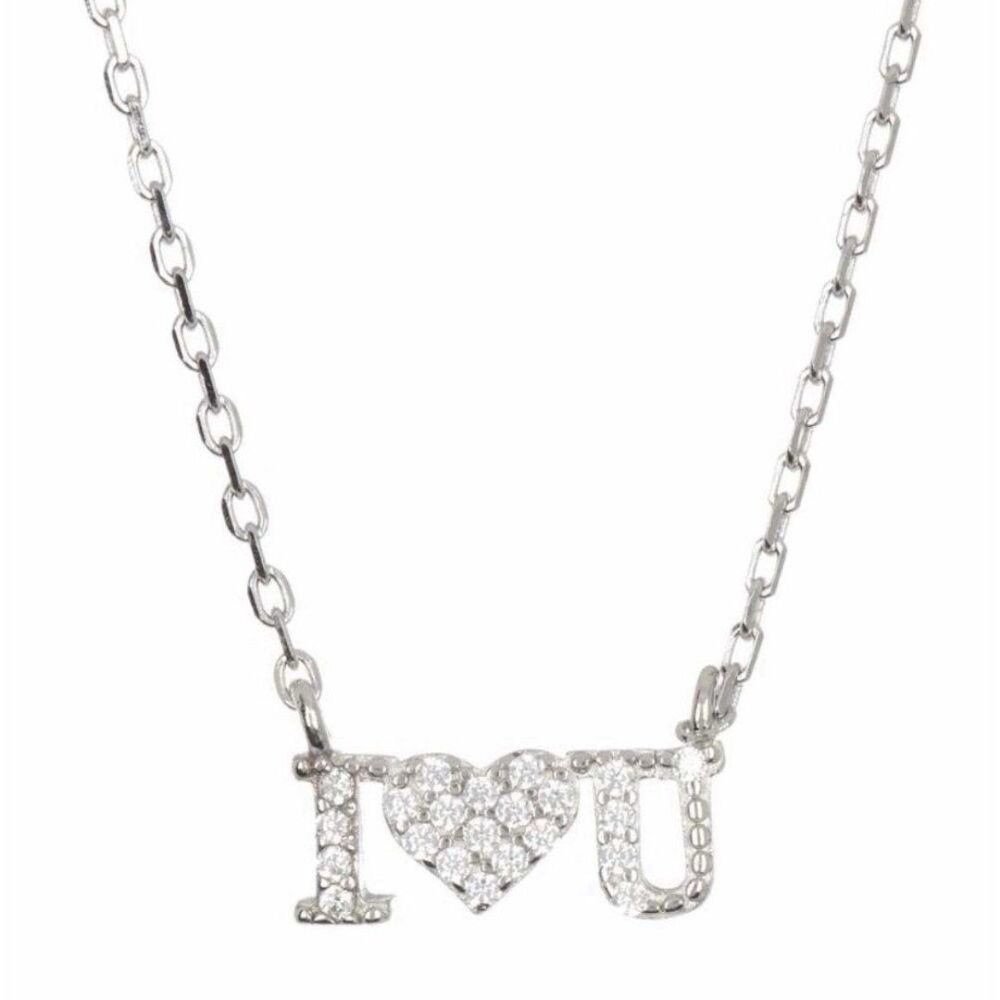 Lesa Michele N.Y. "I love you" Necklace dainty